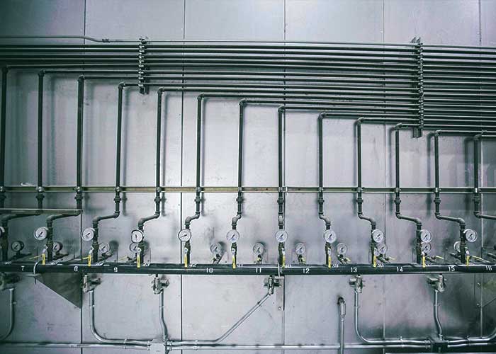Home gas pipeline